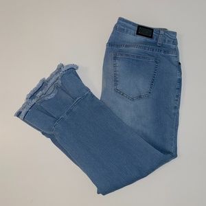 Earl Jeans Ruffle Flare Bottom 12